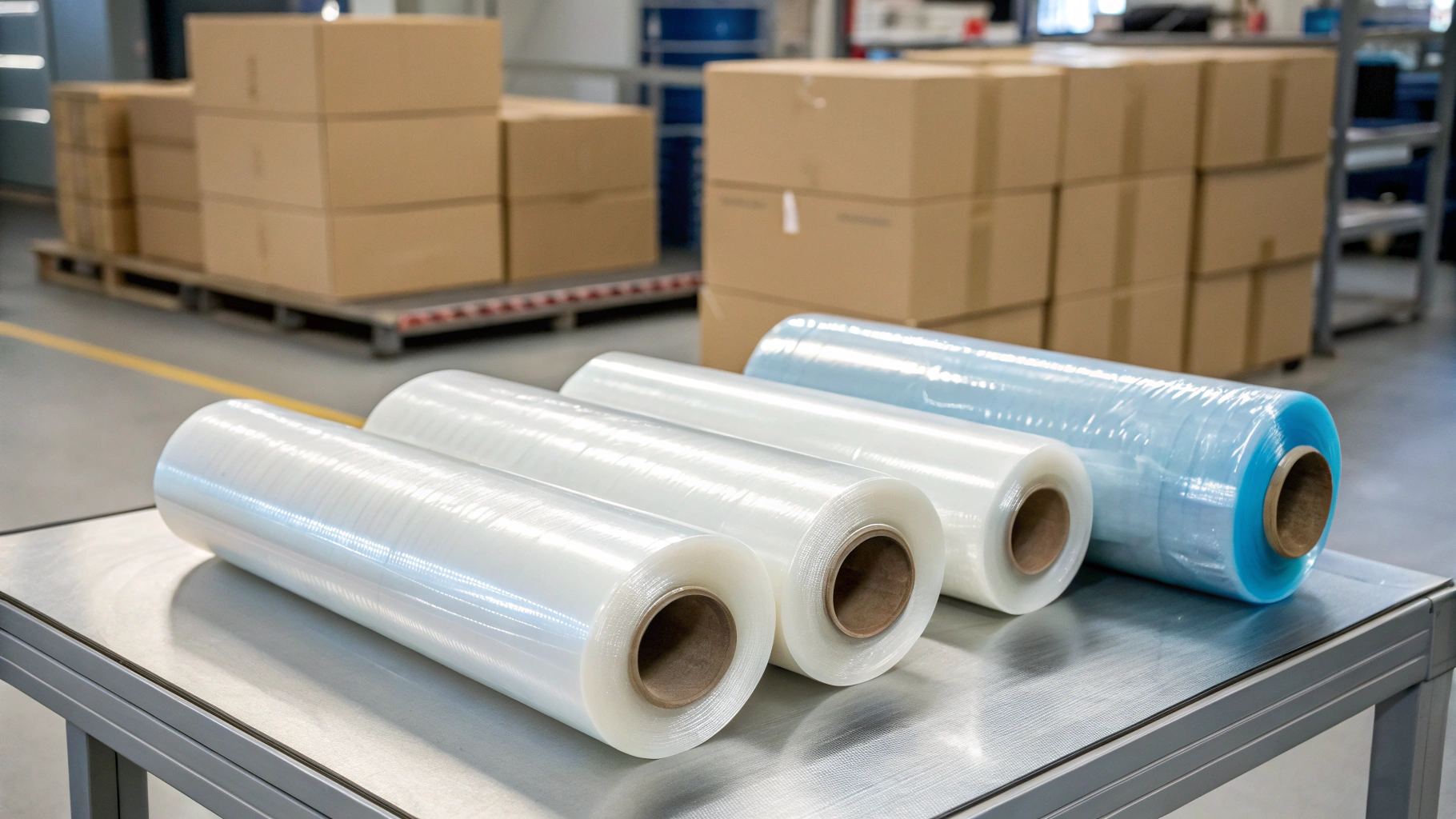 Rolls of industrial strapping material